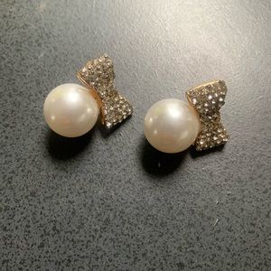 Sparkly Bow Earrings